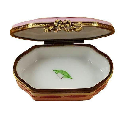 Lily Of The Valley Porcelain Limoges garden flowers traditional French Trinket Box