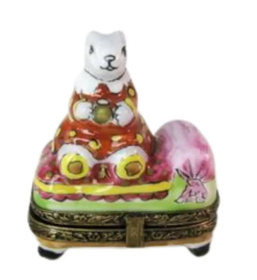 Little Mouse Porcelain Limoges Trinket Box - Limoges Box Boutique