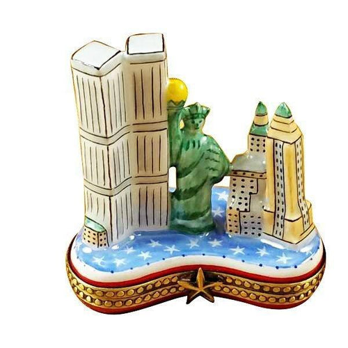Manhattan Island New York Limoges Box - Limoges Box Boutique