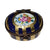 Mini Blue Gold Floral Box Porcelain Limoges traditional French Trinket Box