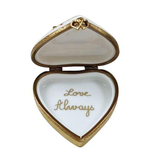 Mother Love Always Mother's Day Heart Porcelain Limoges Valentine love traditional special occasions mother French Trinket Box
