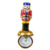 Nutcracker on Gold Base Limoges Box - Limoges Box Boutique