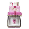 Pink Birthday Cake with Gift Limoges Box - Limoges Box Boutique