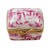 Pink Toile Porcelain Limoges Traditional furniture French Trinket Box