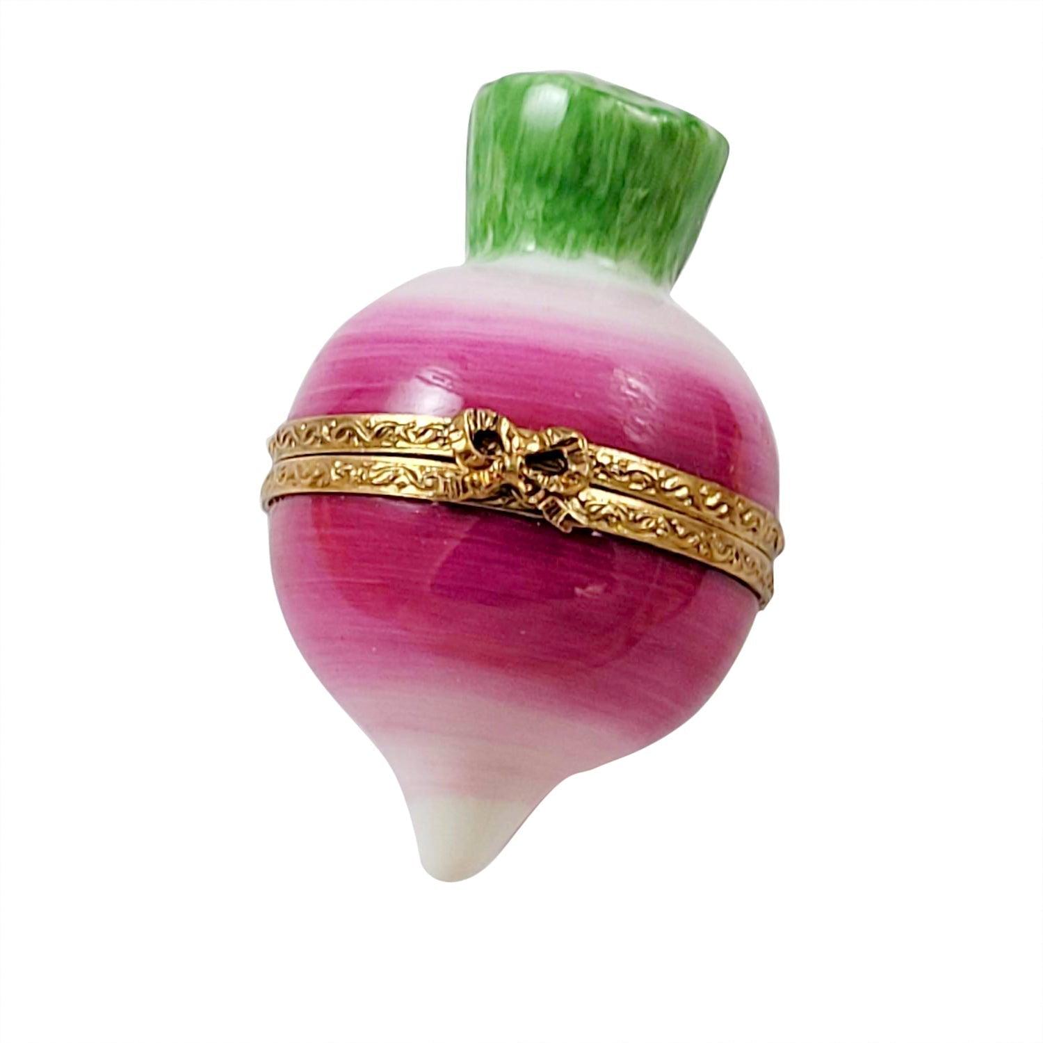 Radish Porcelain Limoges fruit vegtables French Trinket Box