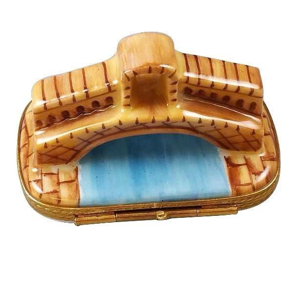 Rialto Bridge In Venice Porcelain Limoges monument france paris travel French Trinket Box