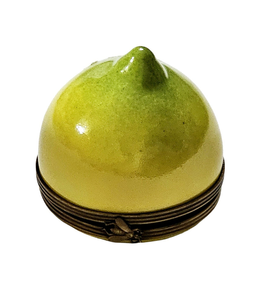 Half Lemon Ladybug Limoges Box Porcelain Limoges fruit French Trinket Box