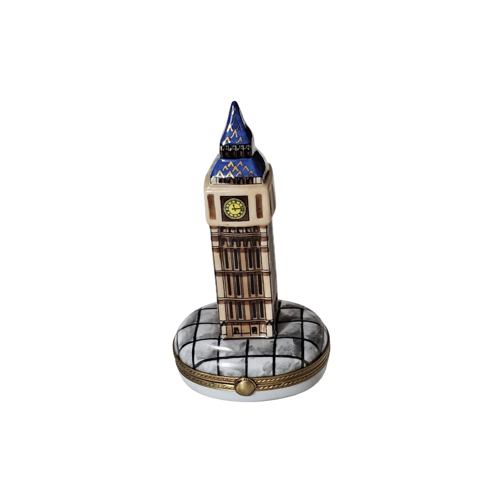 Big Ben Limoges Collector Box Porcelain Limoges travel French Trinket Box