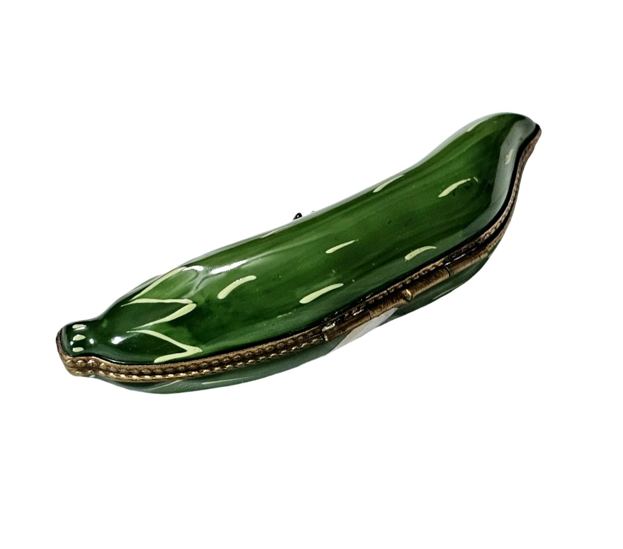 Peas in a Pod Limoges Box Porcelain Limoges vegetable French Trinket Box