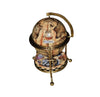 Elegant Handcrafted Globe Keepsake Porcelain Limoges World travel professional French Trinket Box