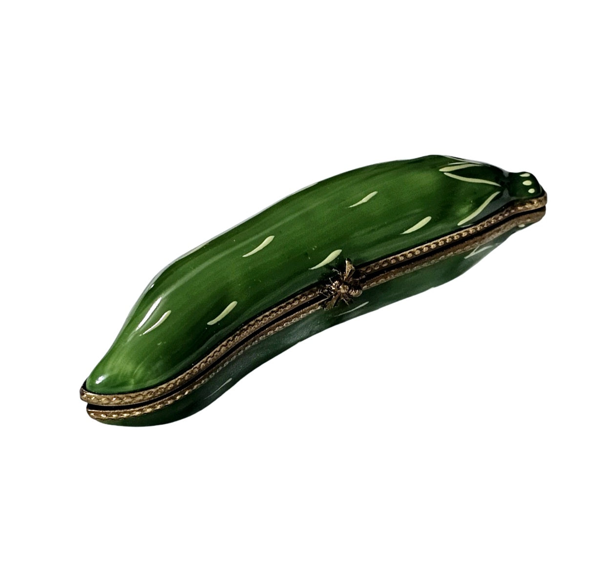 Peas in a Pod Limoges Box Porcelain Limoges vegetable French Trinket Box