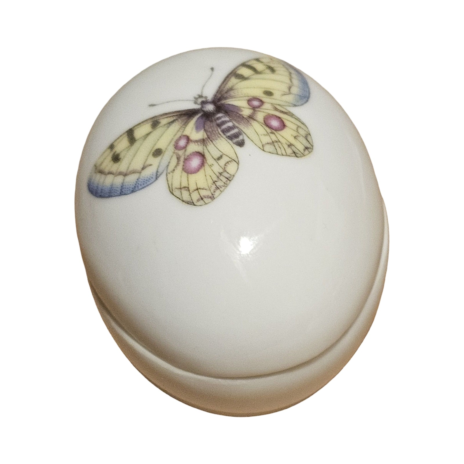 Butterfly Heart no hinge trinket egg