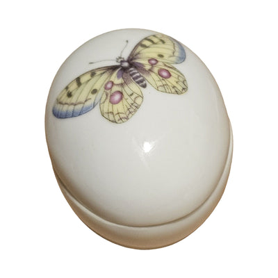 Butterfly Heart no hinge trinket egg