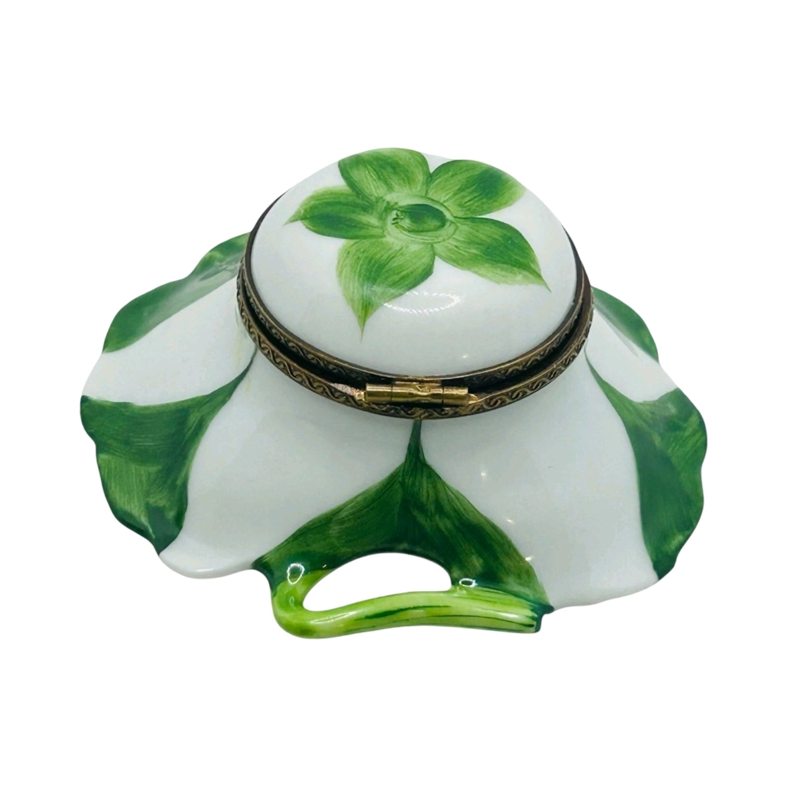 Lily on Lily Pad Rochard Authentic Limoges Box