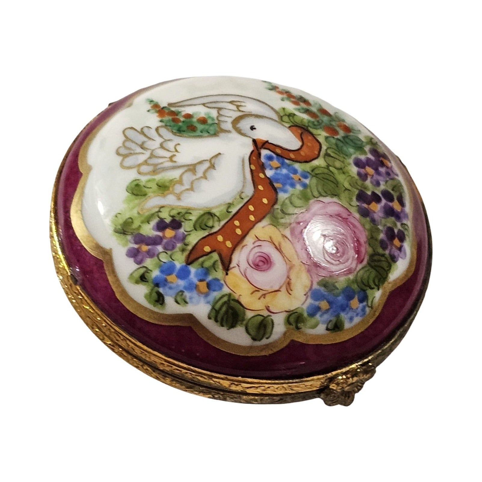 Burgundy Dove Box for Collectors