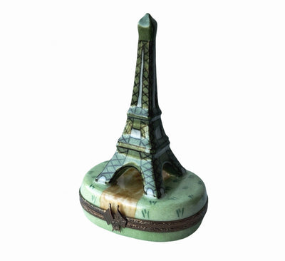 Eiffel Tower on Spring Green Authentic Limoges Box