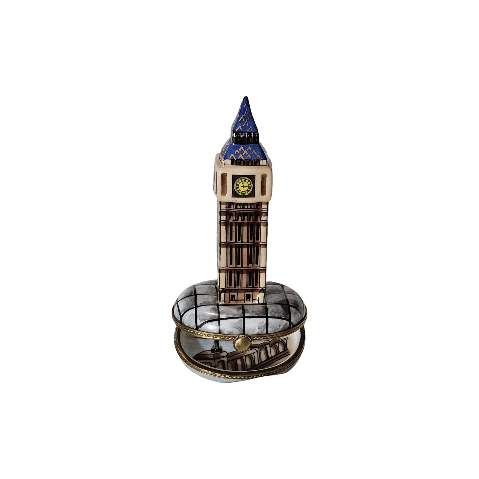 Big Ben Limoges Collector Box Porcelain Limoges travel French Trinket Box
