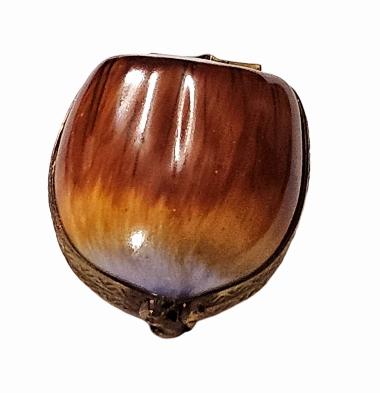 Hazelnut Artistry Limoges Box Porcelain Limoges vegetable autumn French Trinket Box