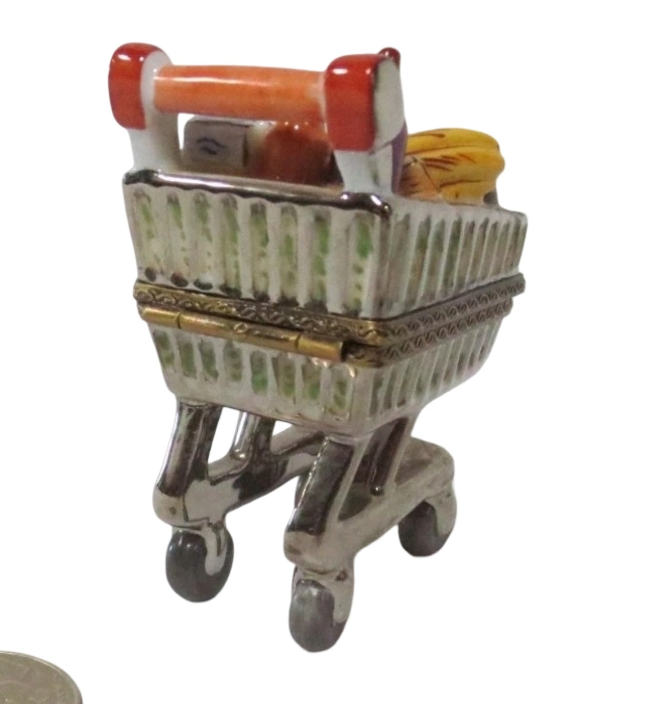 Grocery Cart Rochard Authentic Limoges Box