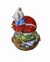 Charming Mouse on Mushroom Box