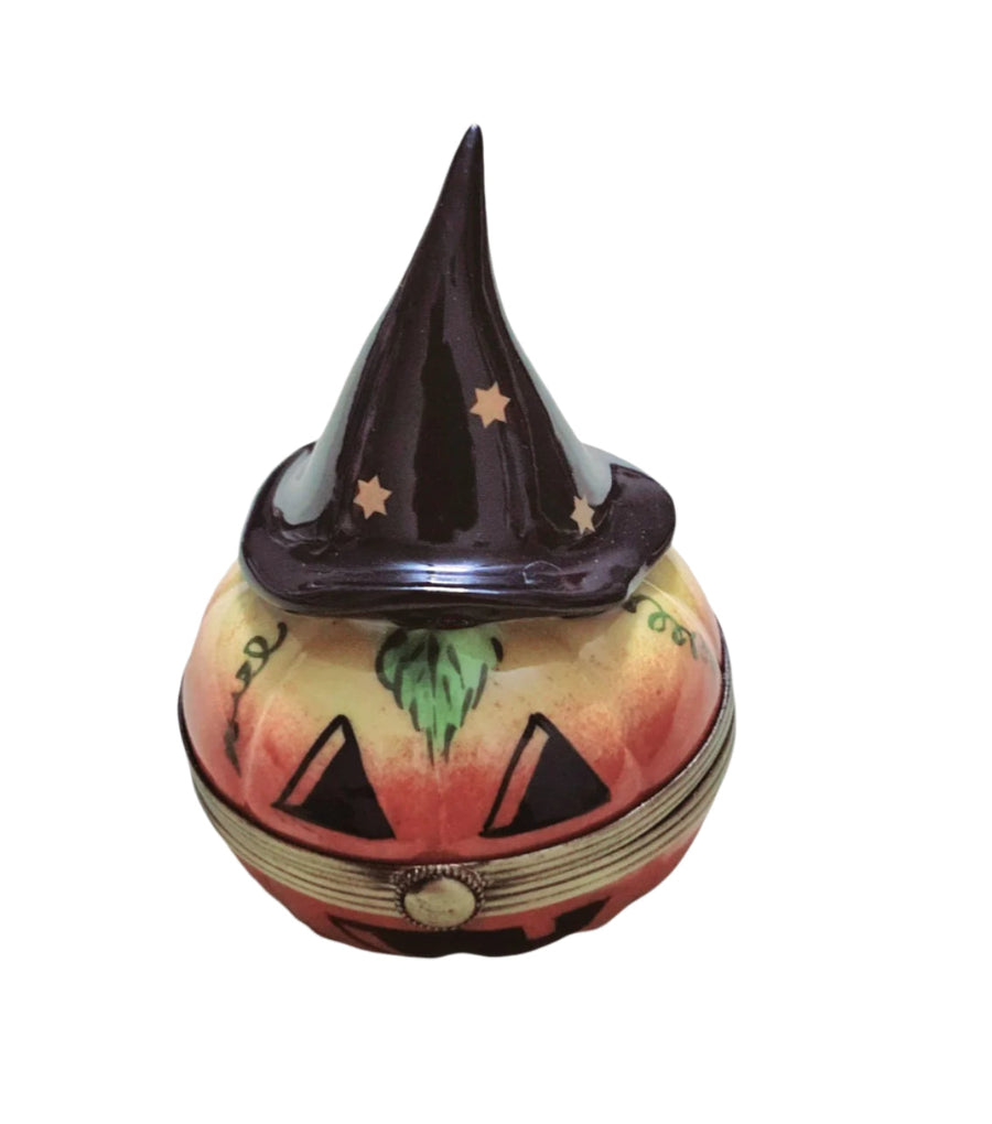 Halloween Jackolantern Limoges Box Porcelain Limoges Halloween French Trinket Box
