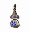 Lighthouse Coastal Charm Keepsake Porcelain Limoges travel beach French Trinket Box