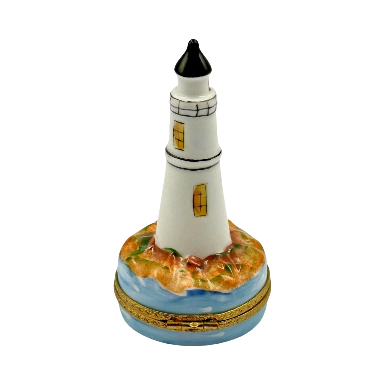 White Lighthouse Rochard Authentic Limoges Box