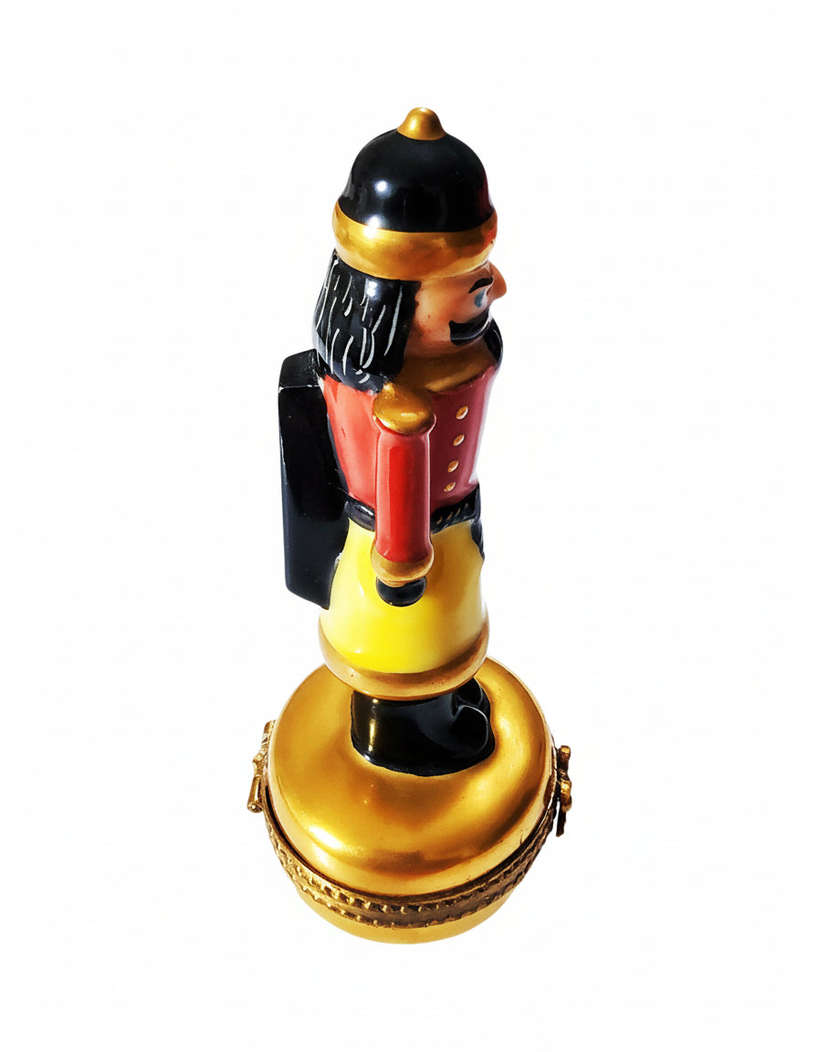 Yellow Nutcracker on Gold