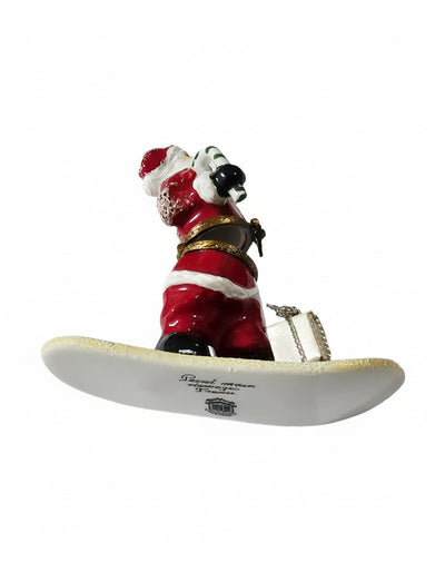 Santa on Snowboard