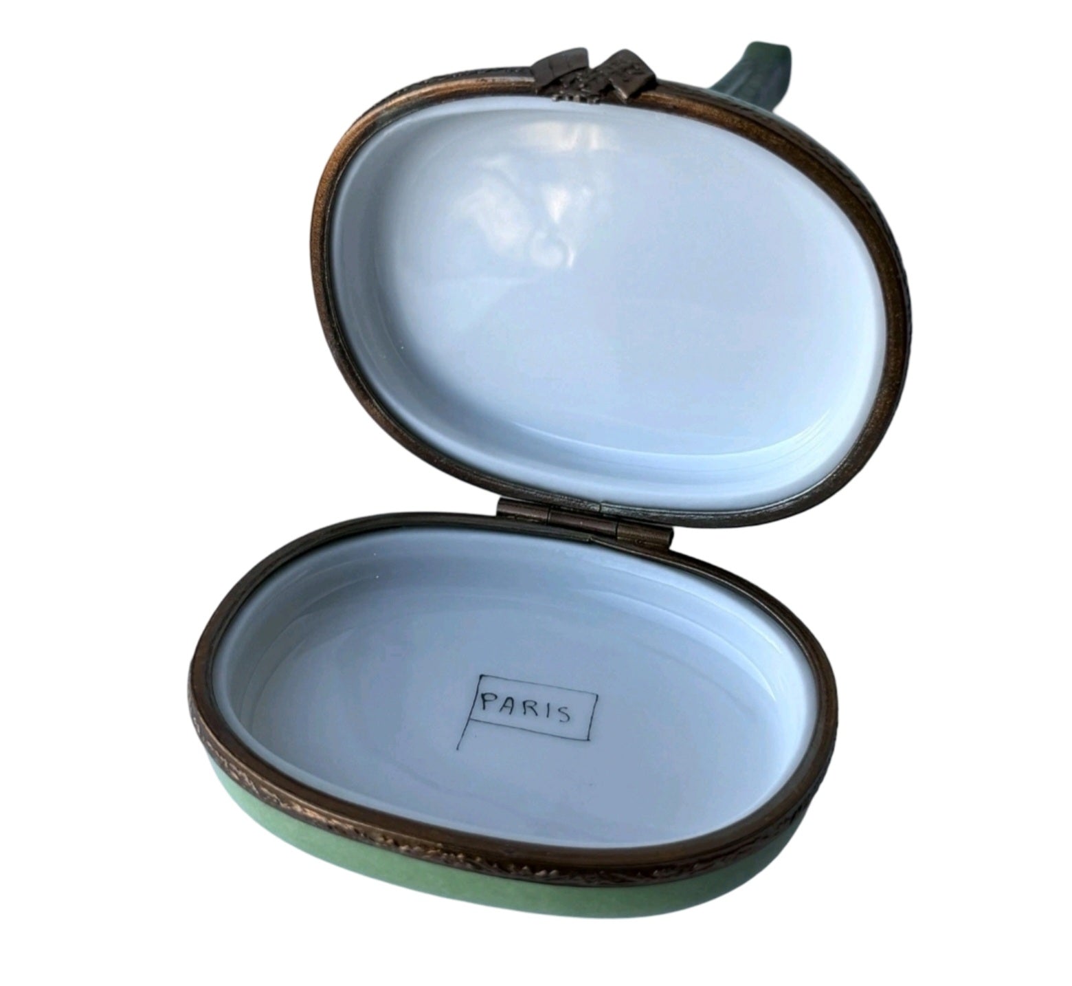 Eiffel Tower on Spring Green Authentic Limoges Box