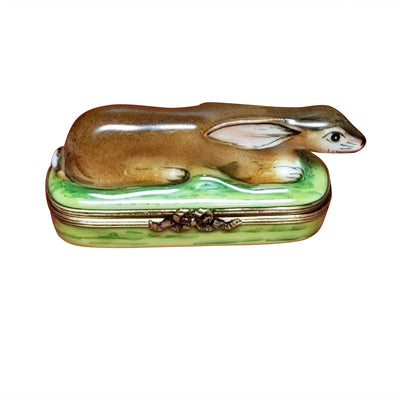 Bunny on Oblong Limoges Box