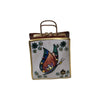 Butterfly Artisan Limoges Box Porcelain Limoges Bag purse shoes fashion French Trinket Box
