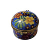 Vibrant Floral Limoges Box Porcelain Limoges traditional French Trinket Box