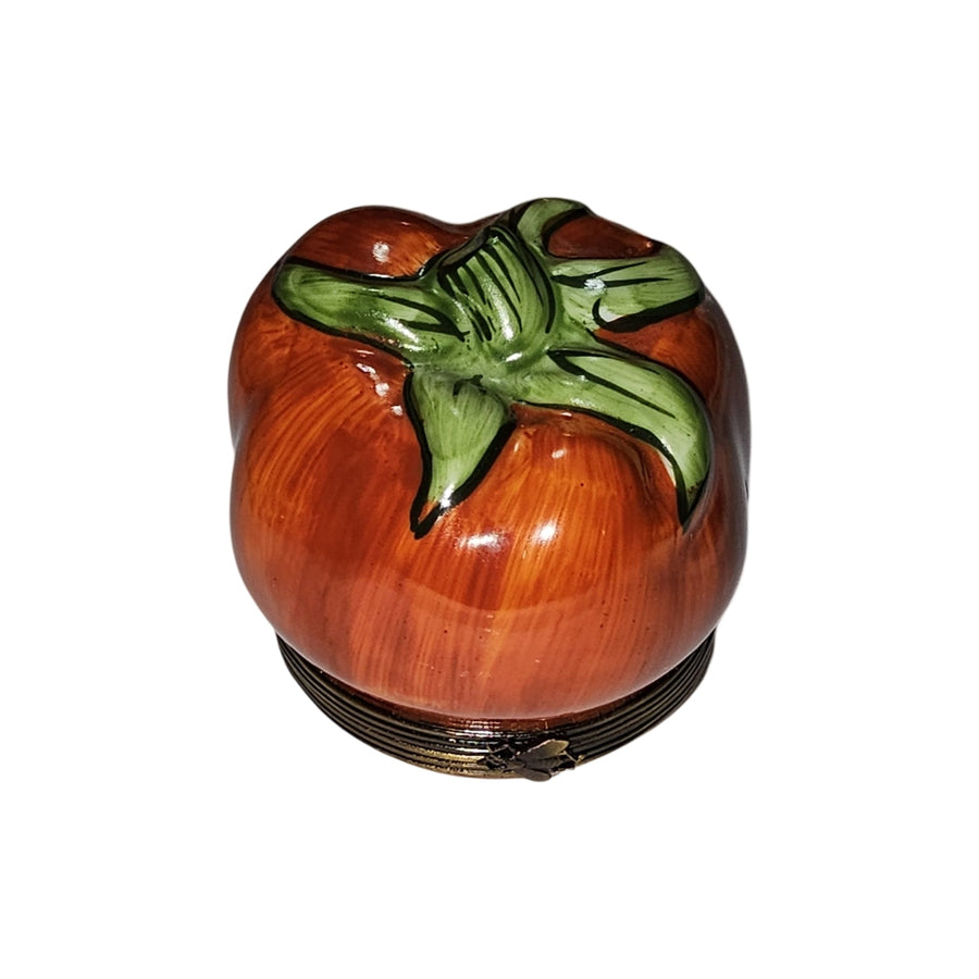 Charming Tomato Limoges Box Porcelain Limoges Fruit vegetables French Trinket Box