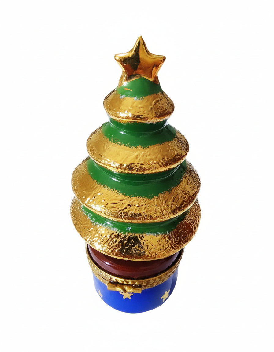 Gold Garland Christmas Tree