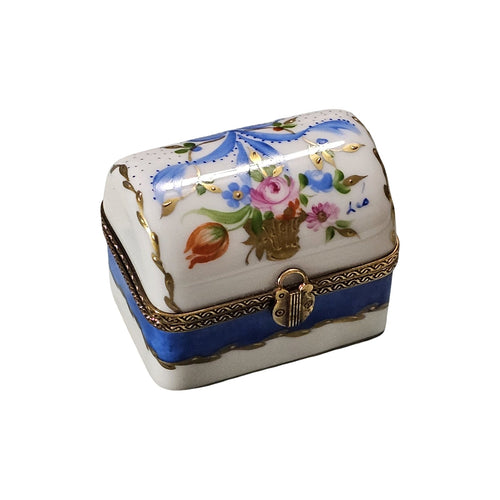 Floral Charm Limoges Box Porcelain Limoges traditional French Trinket Box