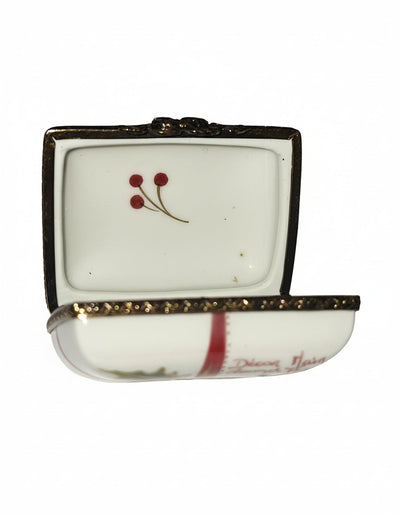 Joyeux Noel Red Bow Christmas Rectangle