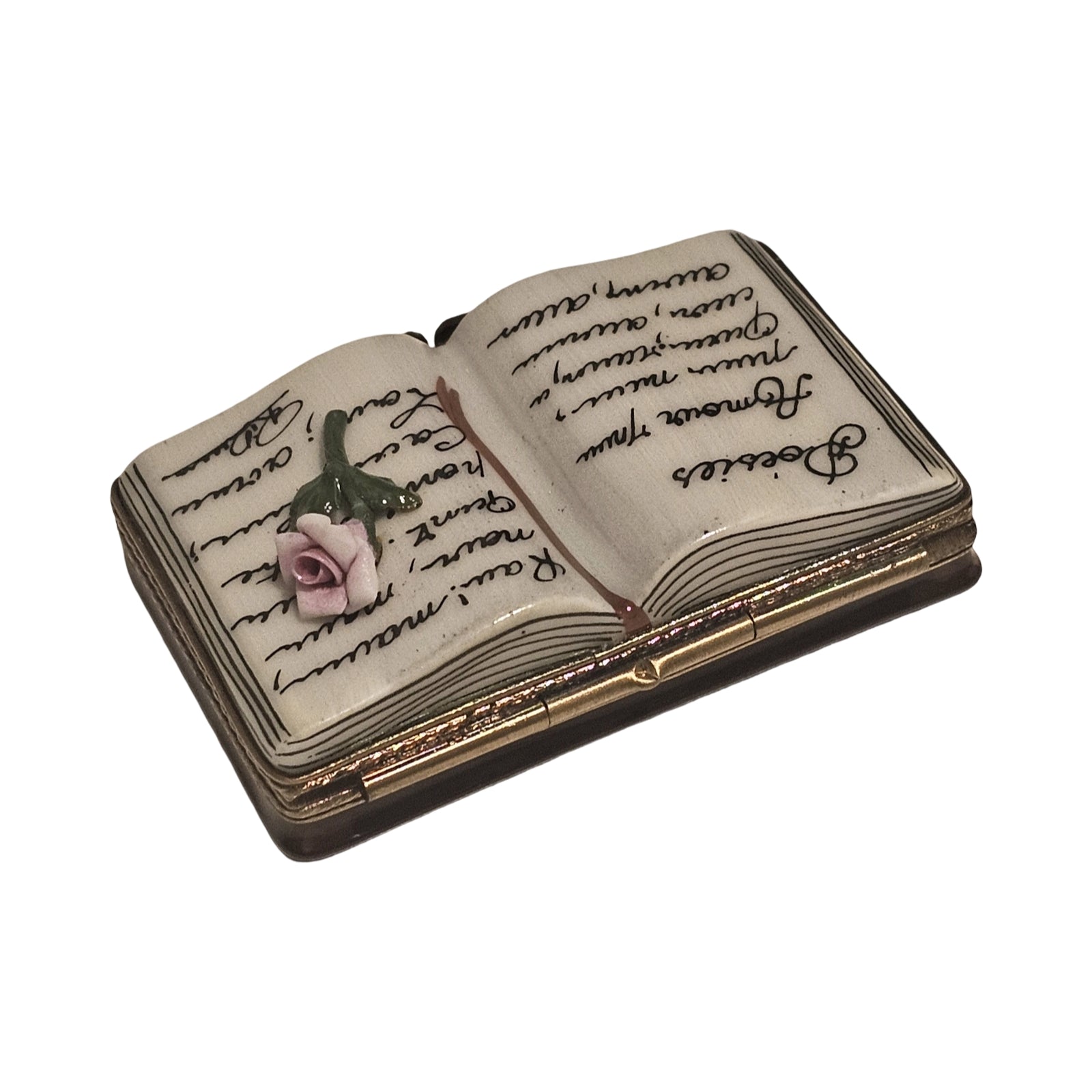 Book of Poems w Rose