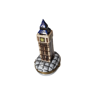 Big Ben Limoges Collector Box Porcelain Limoges travel French Trinket Box