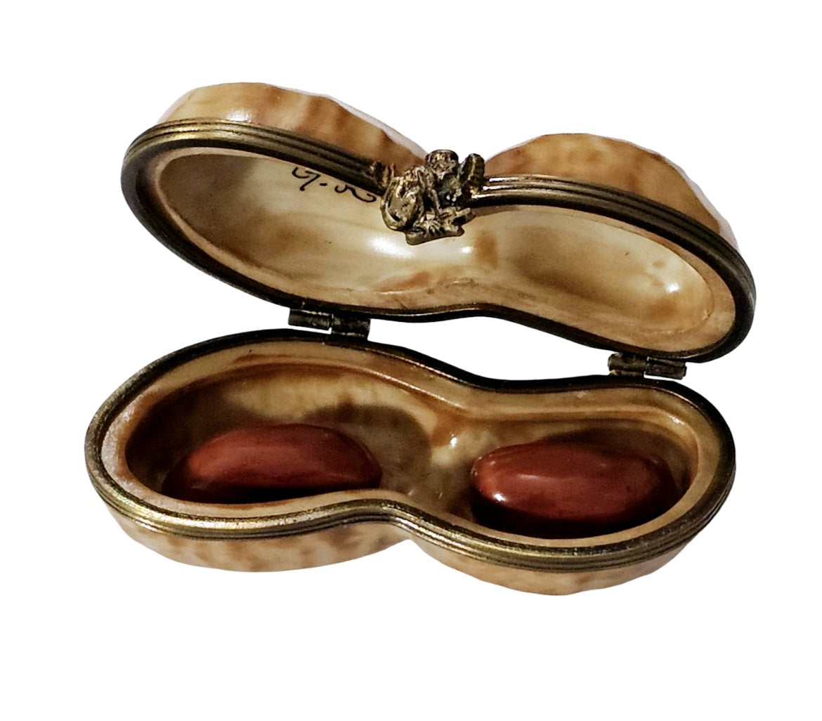 Charming Peanut Limoges Box Porcelain Limoges Food French Trinket Box