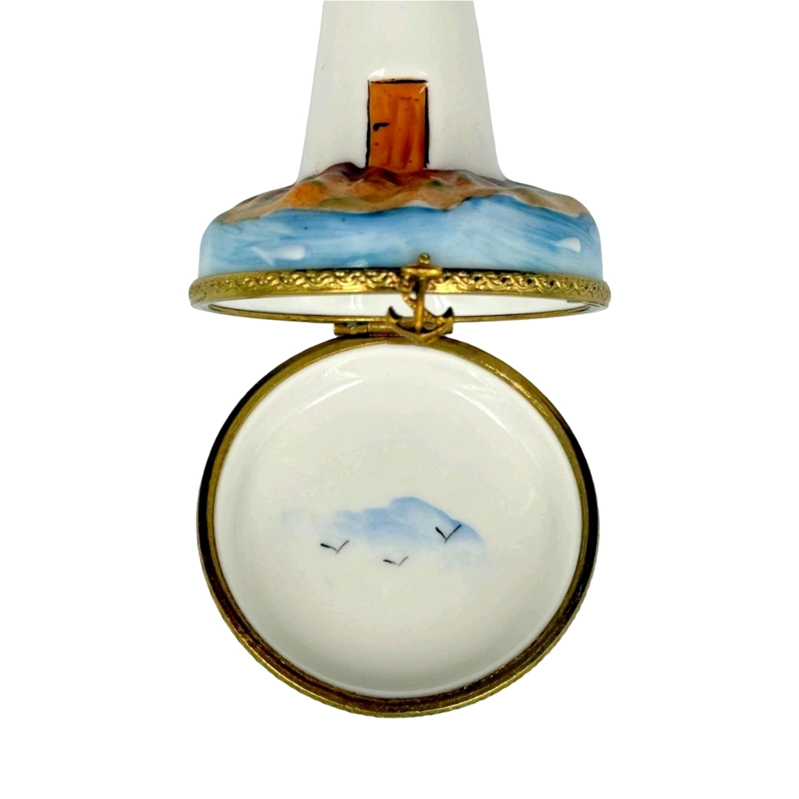 White Lighthouse Rochard Authentic Limoges Box