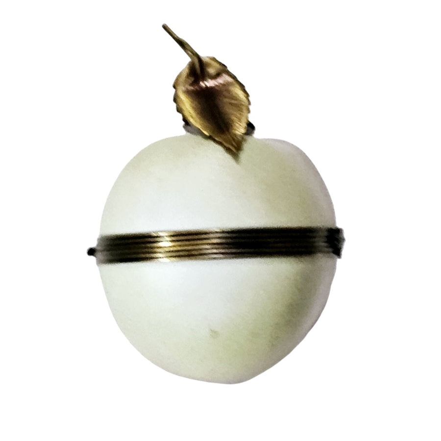 White Cherry Limoges Box Delight Porcelain Limoges fruit French Trinket Box