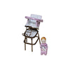 Charming Baby High Chair Keepsake Porcelain Limoges baby figurine French Trinket Box