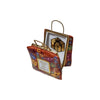 Floral Elegance Shopping Box Porcelain Limoges Purse bag French Trinket Box