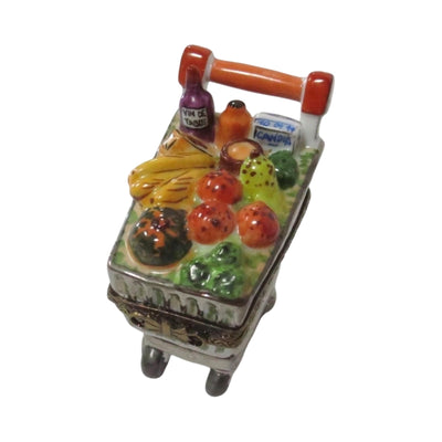 Grocery Cart Rochard Authentic Limoges Box