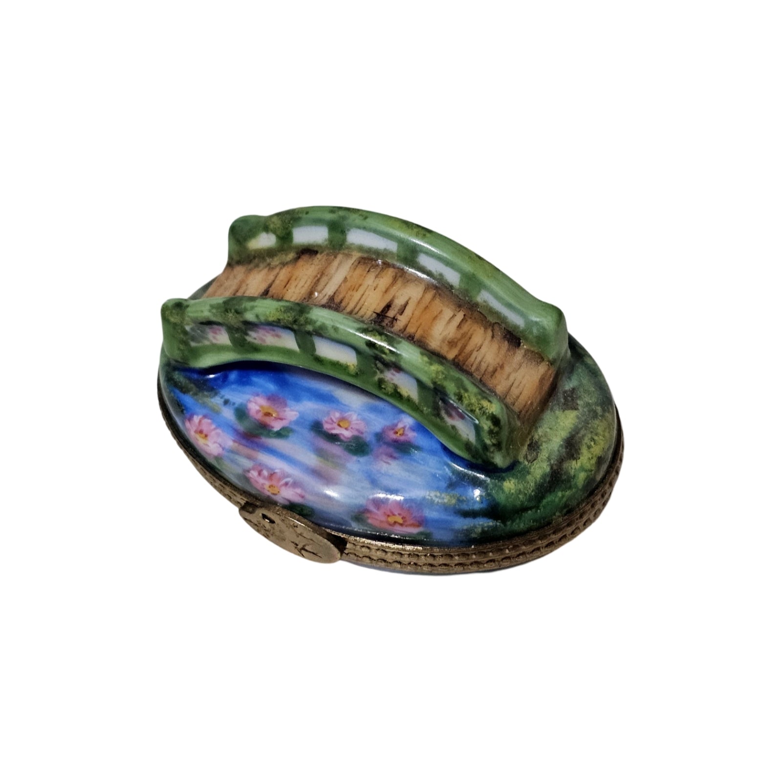 Monet Bridge Limoges Box Porcelain Limoges art travel monuments French Trinket Box