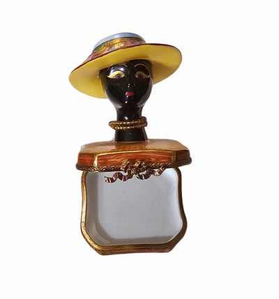 Mannequin Hat Limoges Box Delight Porcelain Limoges hat French Trinket Box