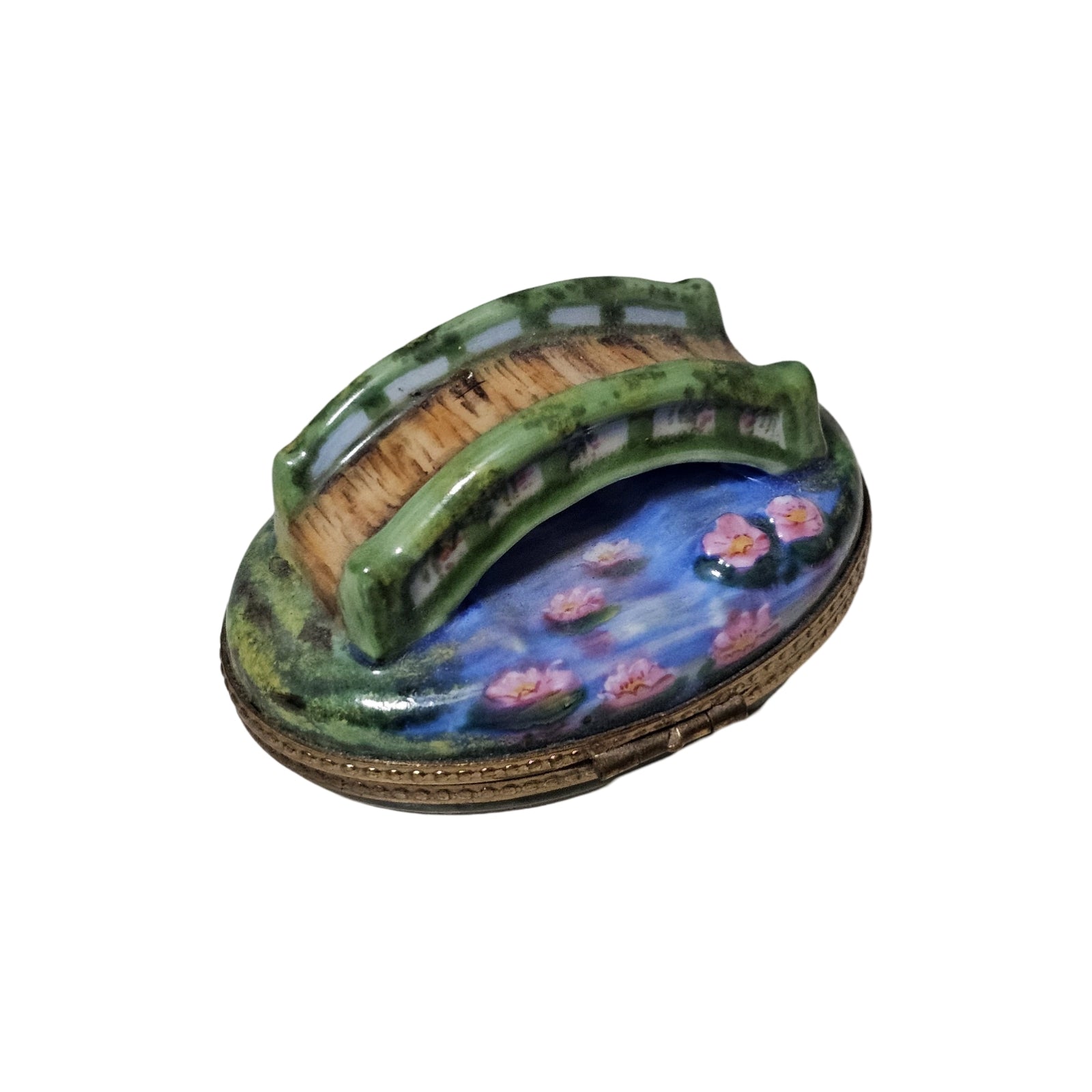 Monet Bridge Limoges Box Porcelain Limoges art travel monuments French Trinket Box