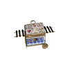 Barbecue Grill Artistry Box Porcelain Limoges Food summer Beach French Trinket Box
