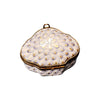 Scalloped Floral Limoges Box Porcelain Limoges beach ocean French Trinket Box